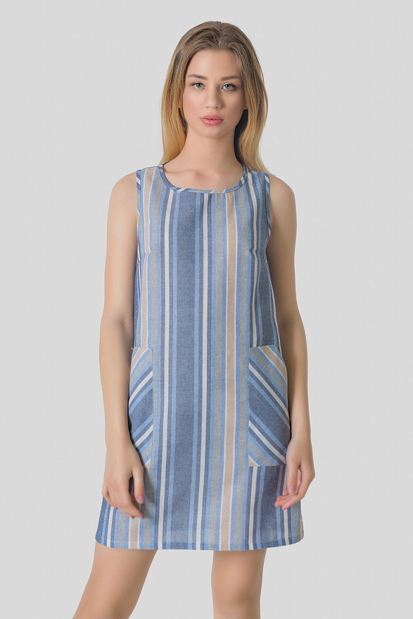 Міні сукня з льону