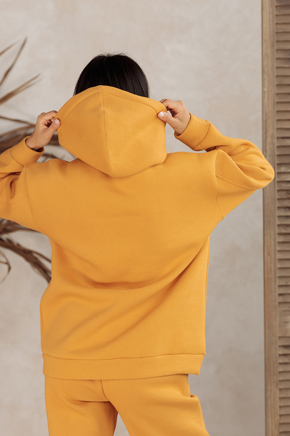 Oversized sweatshirt with slogan