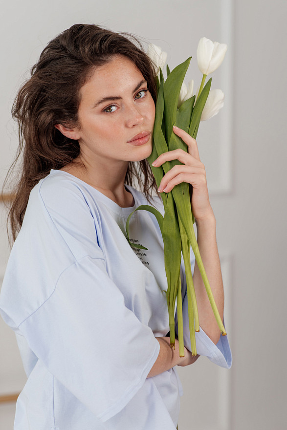Light blue oversized t-shirt