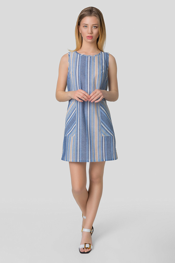 Міні сукня з льону