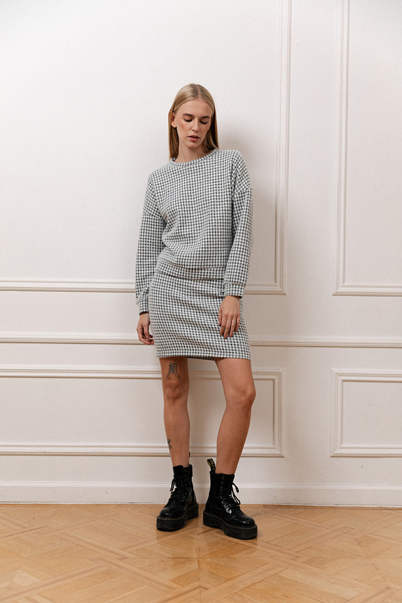 Чорний комплект із м'якого трикотажу