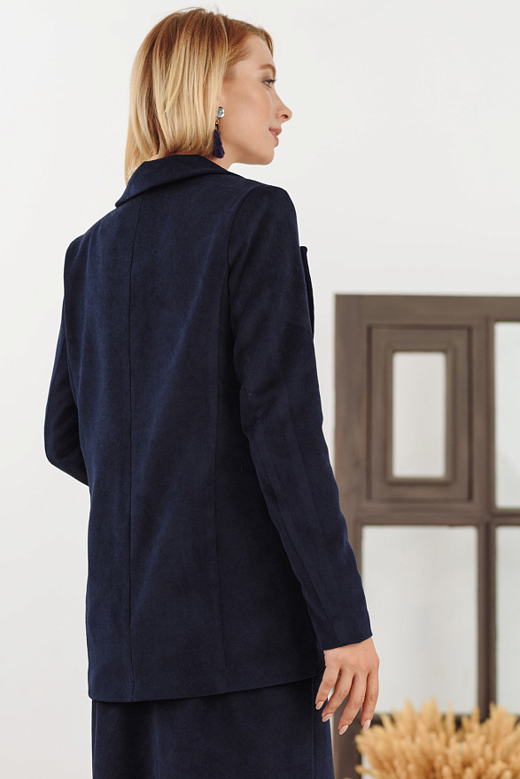 Navy Blue corduroy blazer