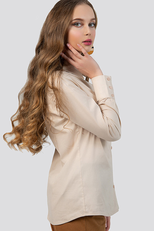 Бежева базова сорочка