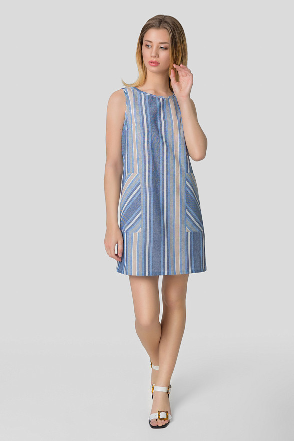 Міні сукня з льону