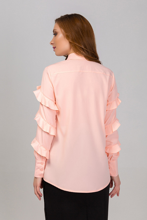 Stylish blouse with ruffles