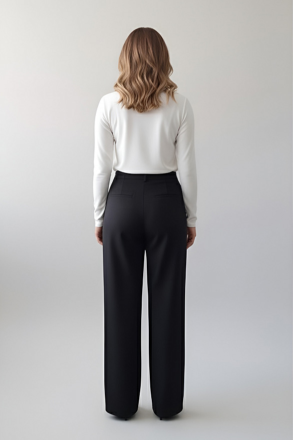 Молочный лонгслив с воланами