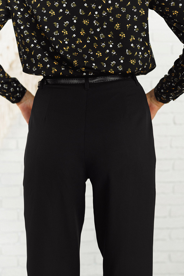 Black high waist pants