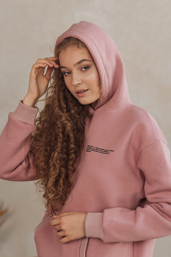 Powdery slogan sweatshirt