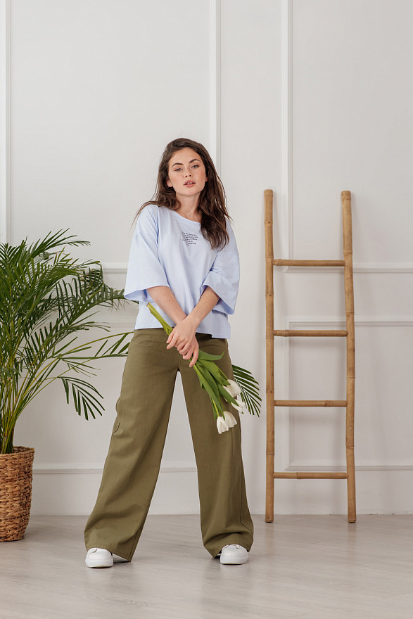 Light blue oversized t-shirt