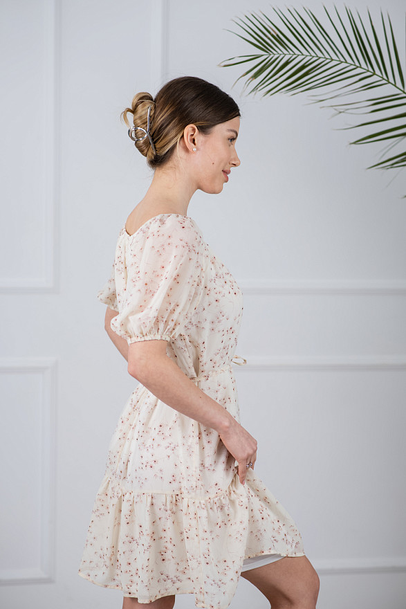 Delicate chiffon dress shade