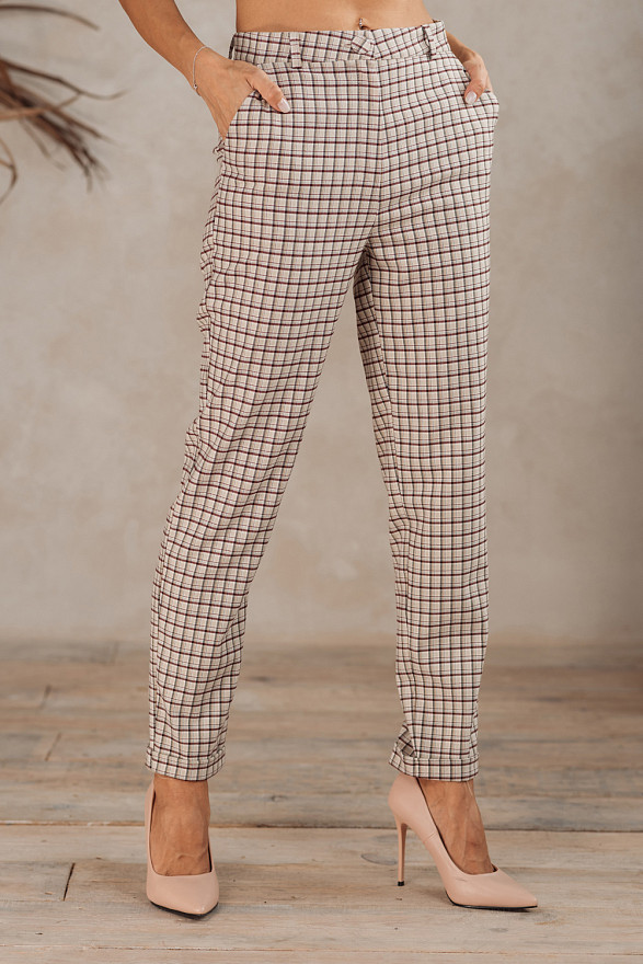 Брюки цвета виски