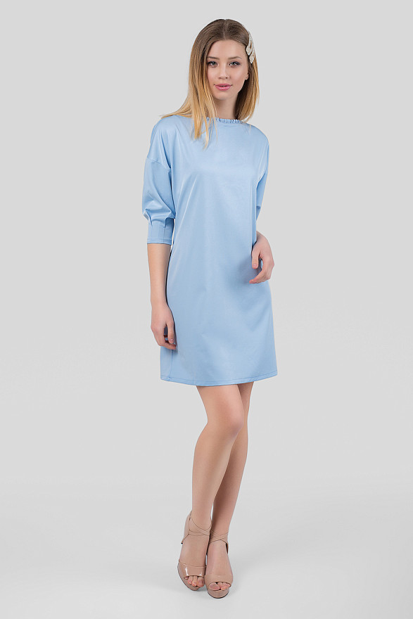 Прямое платье с завязками