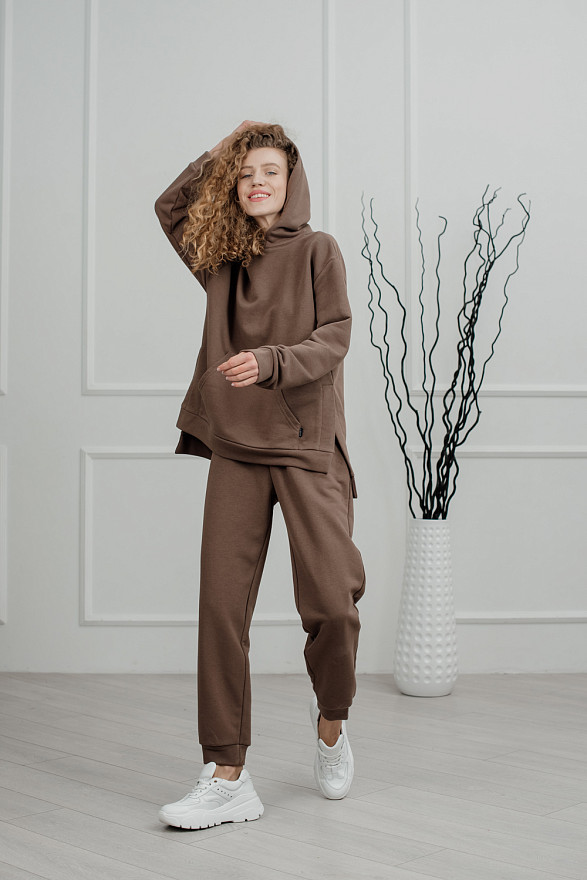 Трикотажные брюки-джоггеры