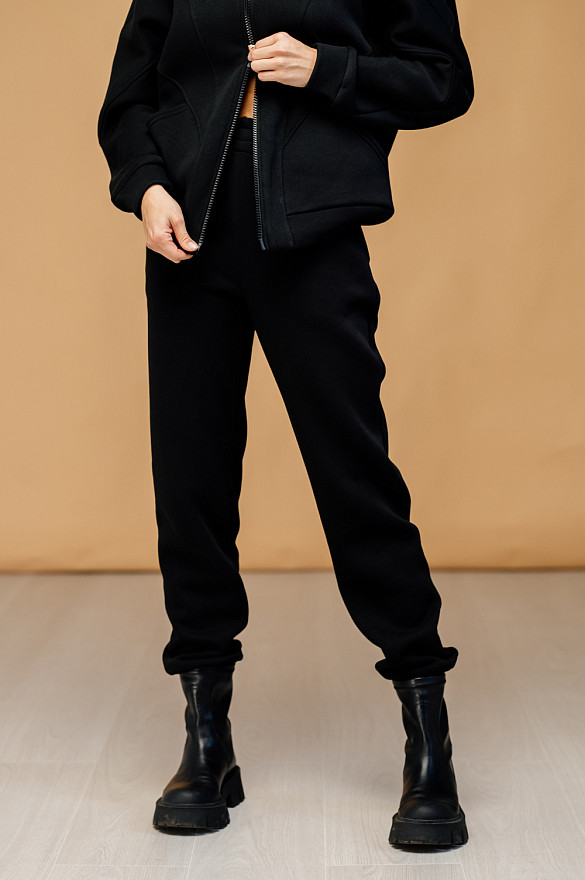 Black fleece pants