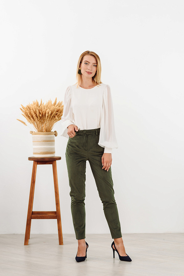 Khaki Corduroy Pants