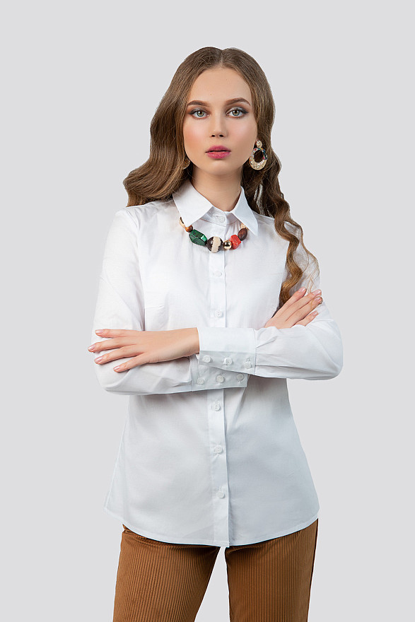 Біла базова сорочка