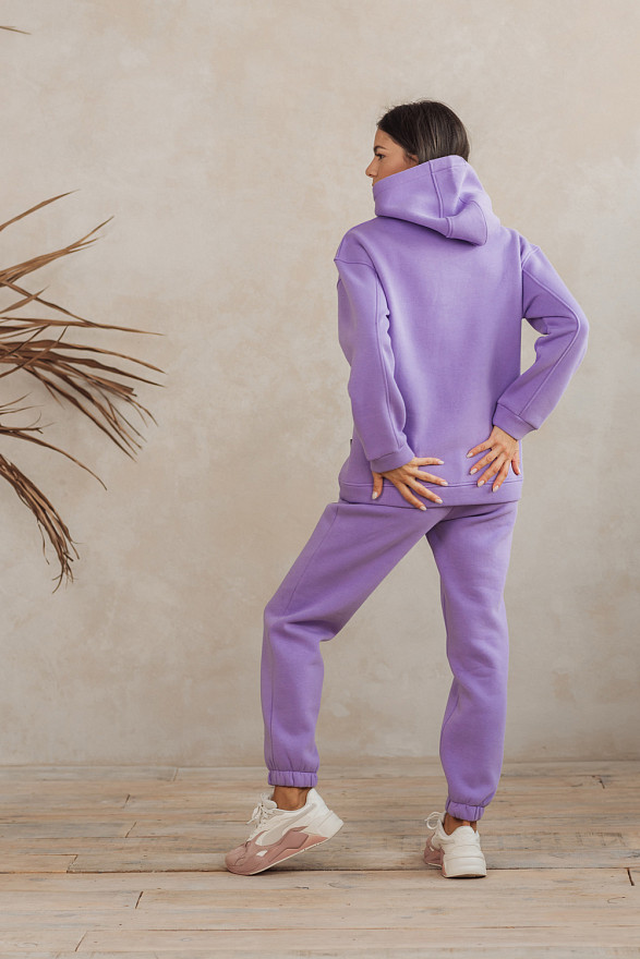Lilac fleece sweatshirt  