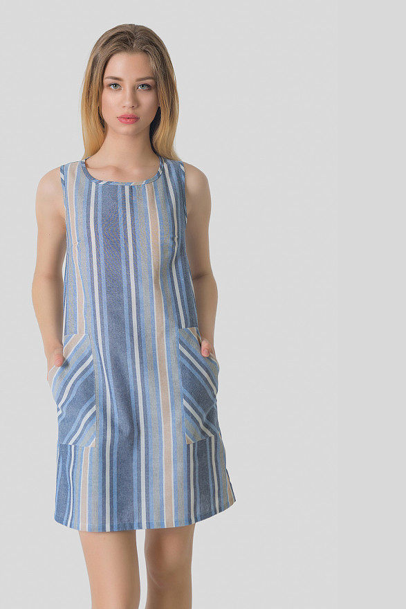 Міні сукня з льону