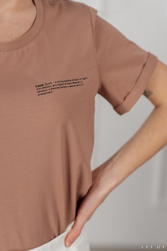 Mocha slogan T-shirt