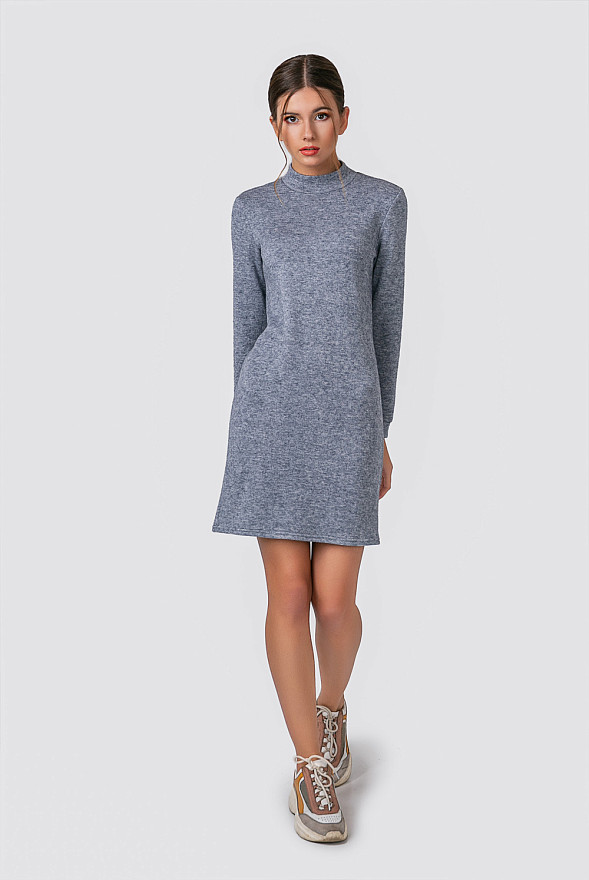 Warm angora dress