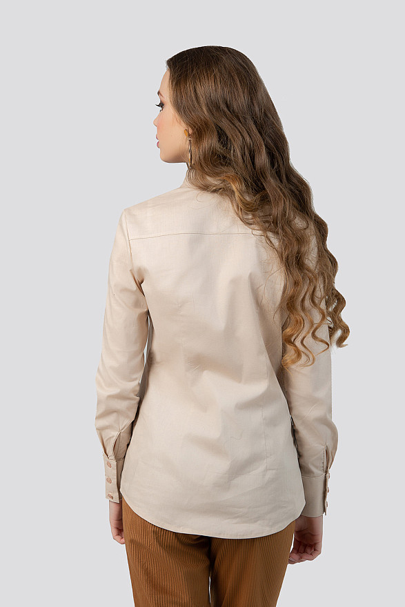 Бежева базова сорочка