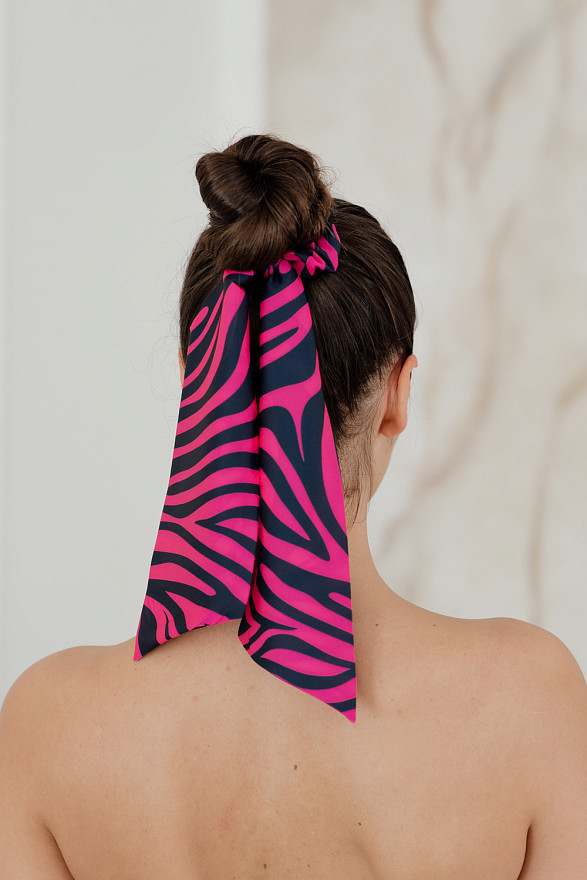 Резинка-бант кольору фуксии