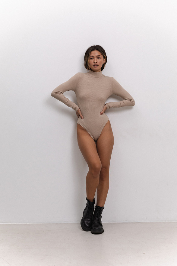 Beige classic bodysuit
