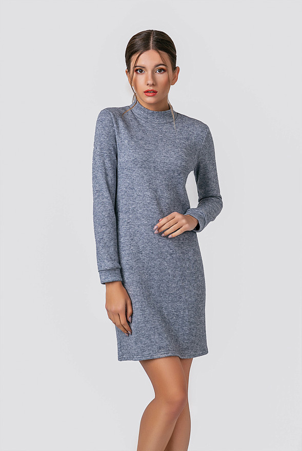 Warm angora dress