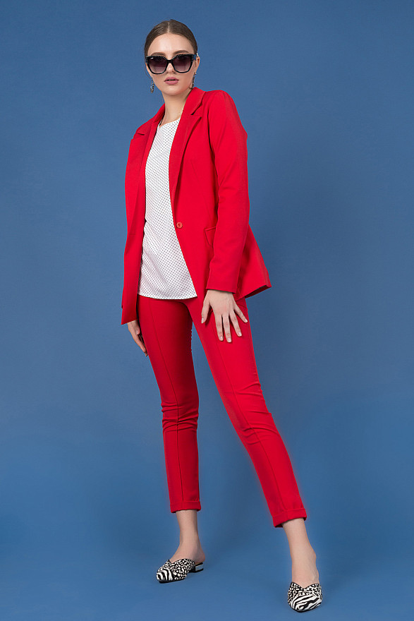 Classic blazer with button