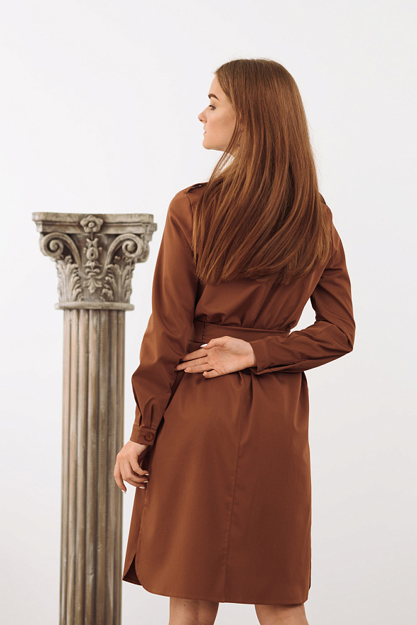 Dress-shirt with belt