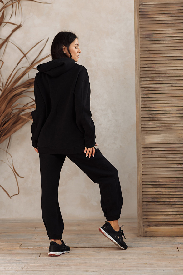 Black winter sweatshirt