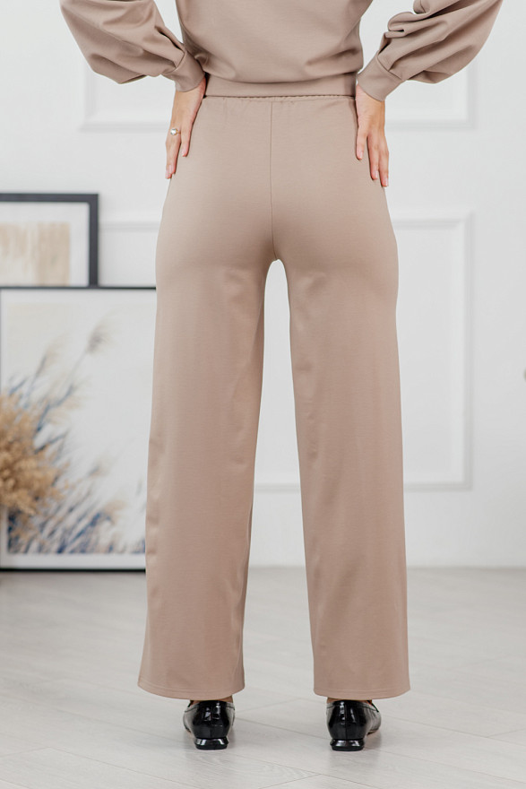 Костюм з бавовни з укороченим світшотом