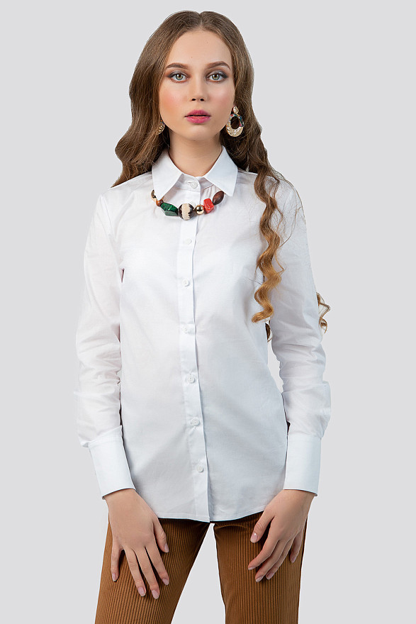 Біла базова сорочка
