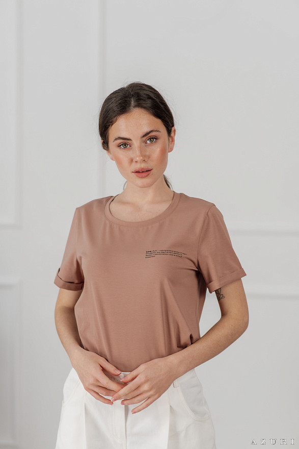 Mocha slogan T-shirt