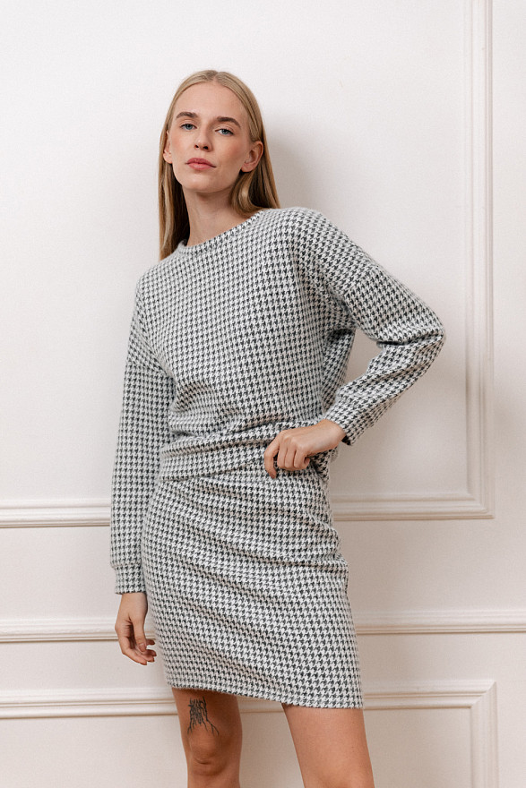 Чорний комплект із м'якого трикотажу