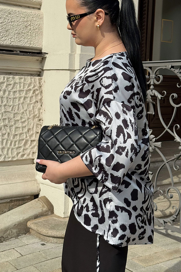 Чорний шовковий костюм