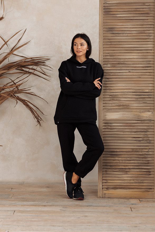 Black winter sweatshirt