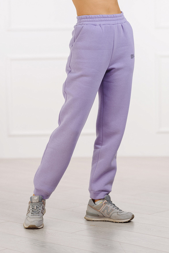 Фіолетові штани з написом