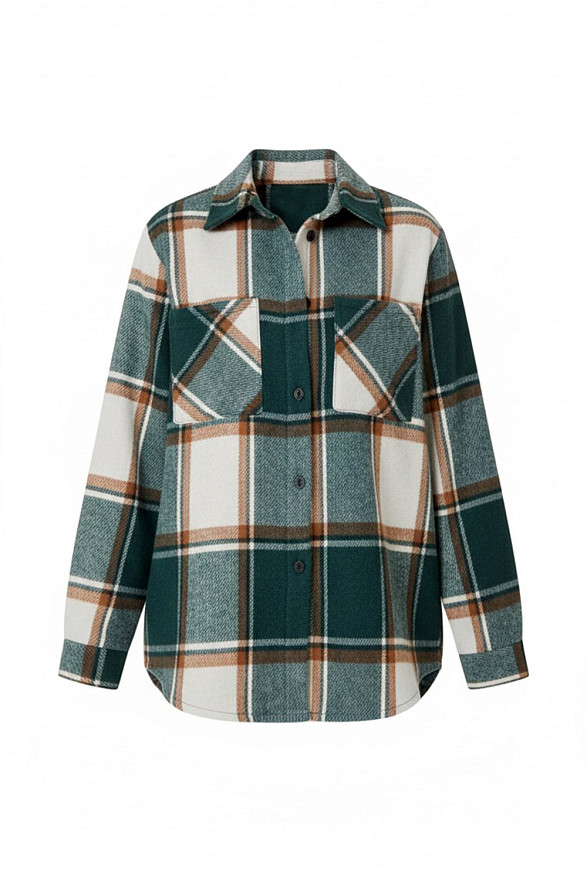 Green checkered shirt