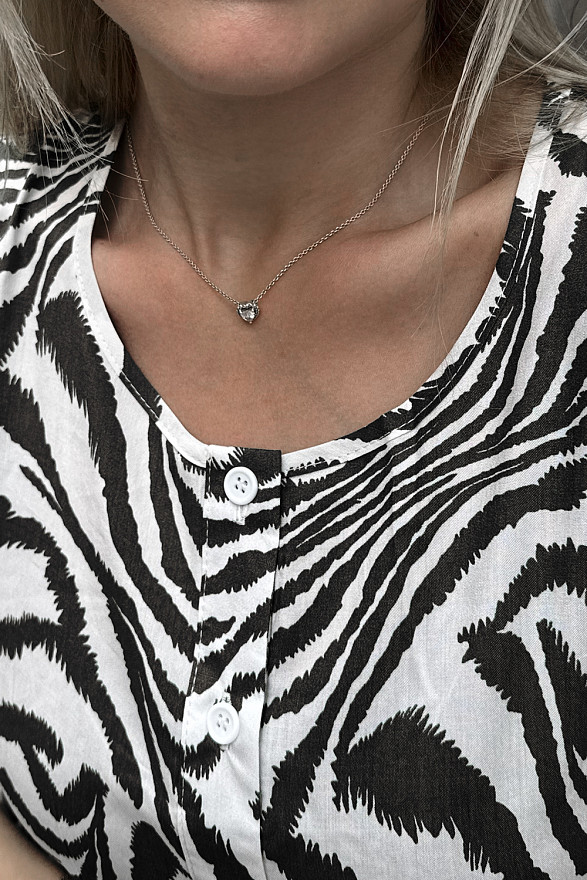 Black scoop neck midi dress