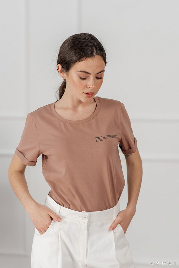 Mocha slogan T-shirt