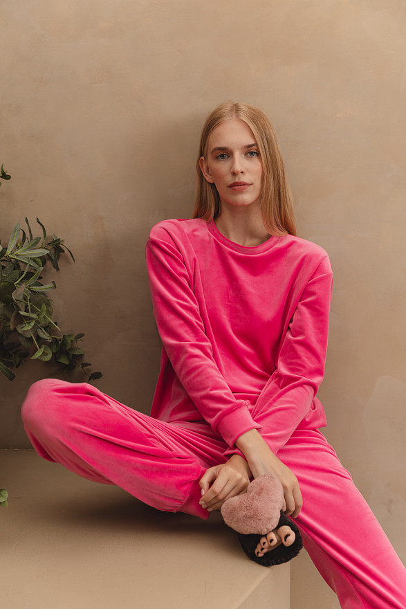 Velor suit in