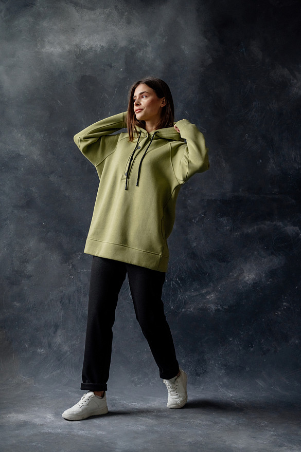 Olive Oversized Sweatshirt