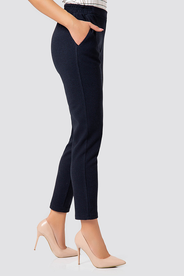 Синие базовые зимние брюки