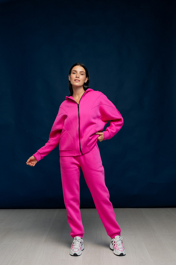 Raspberry casual pants