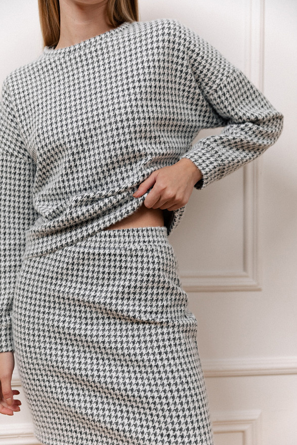 Чорний комплект із м'якого трикотажу