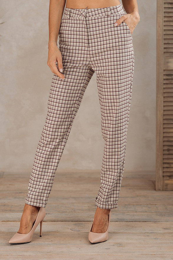 Брюки цвета виски