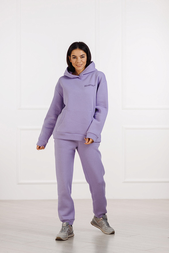 Фіолетові штани з написом