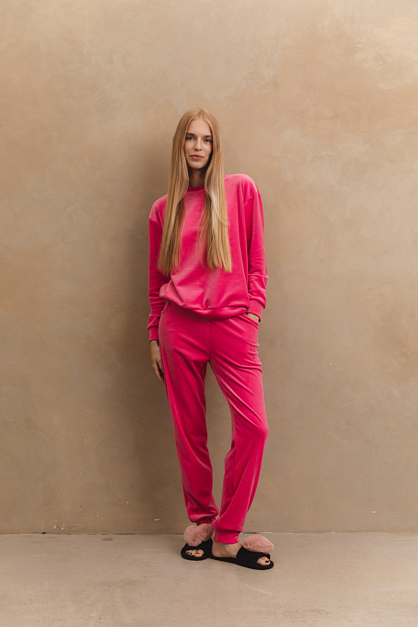 Velor suit in