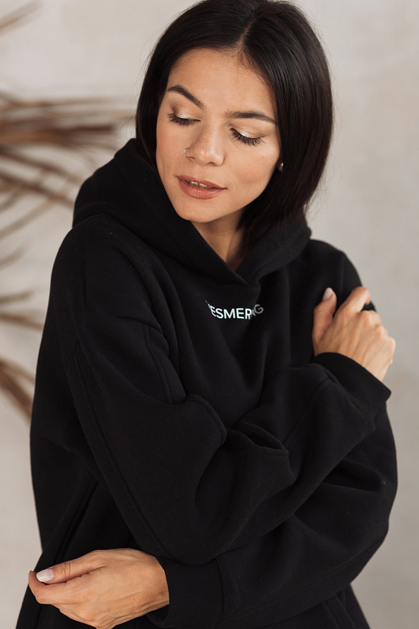 Black winter sweatshirt